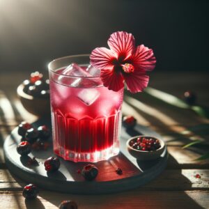 Berry Hibiscus Elixir (Mocktail Rezept)
