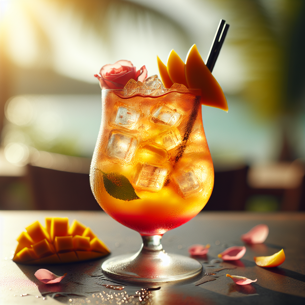 Mango Rose Splash Mocktail (Rezept)