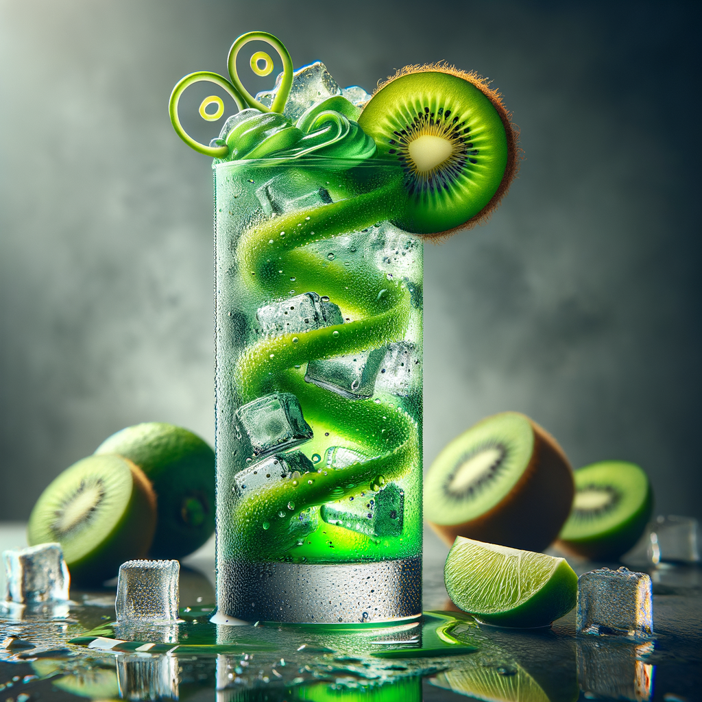 Kiwi Lime Twist (Mocktail Rezept)