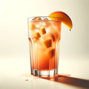 Peach Ginger Glow (Mocktail Rezept)