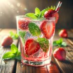 Strawberry Mint Fizz (Mocktail Rezept)