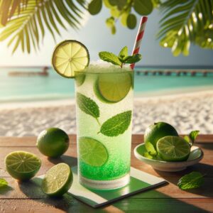 Tropical Lime Cooler (Mocktail Rezept)