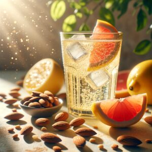 Almond Citrus Sparkler Mocktail (Rezept)