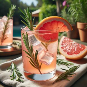 Grapefruit Rosemary Sip Mocktail (Rezept)