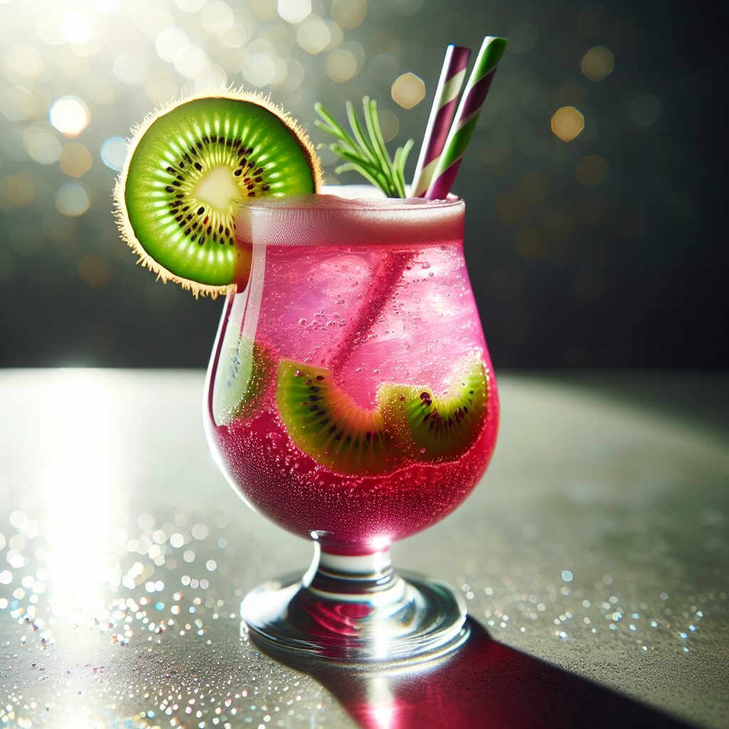 Berry Kiwi Splash Mocktail.