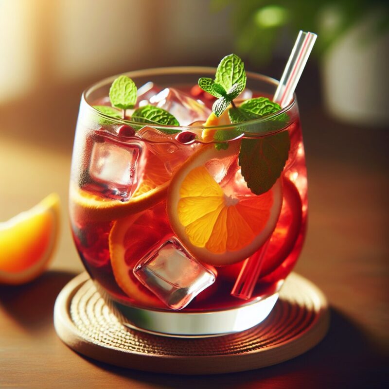 Sangria Mocktail.