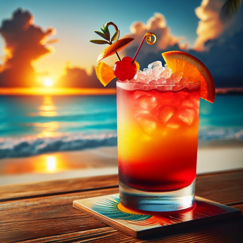 Safe Sex on the Beach Mocktail.