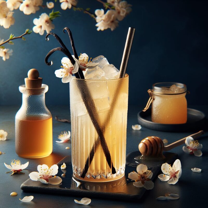 Vanilla Honey Blossom Mocktail.