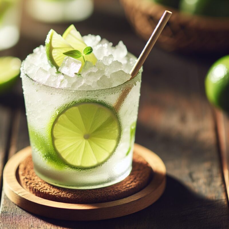 Virgin Caipirinha Mocktail.