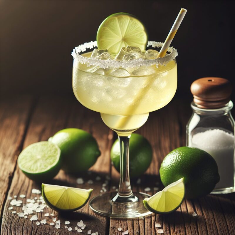 Virgin Margarita Mocktail.