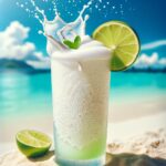 Coconut Kaffir Lime Splash Mocktail (Rezept)