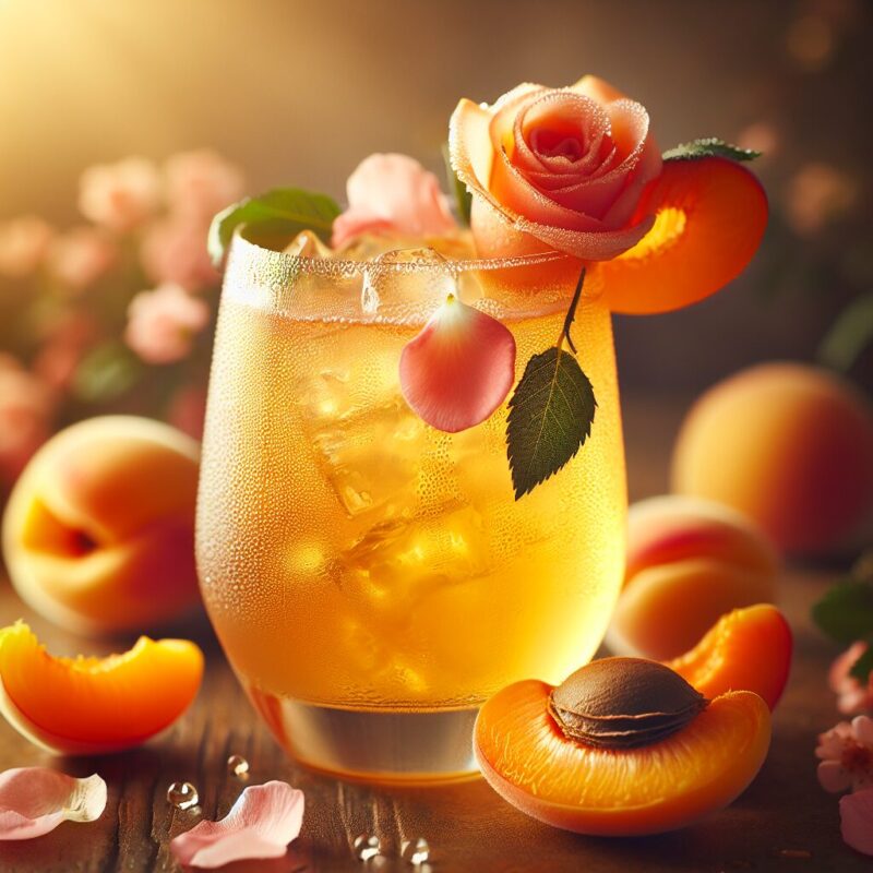 #Apricot Rose Bliss Mocktail# (Rezept)