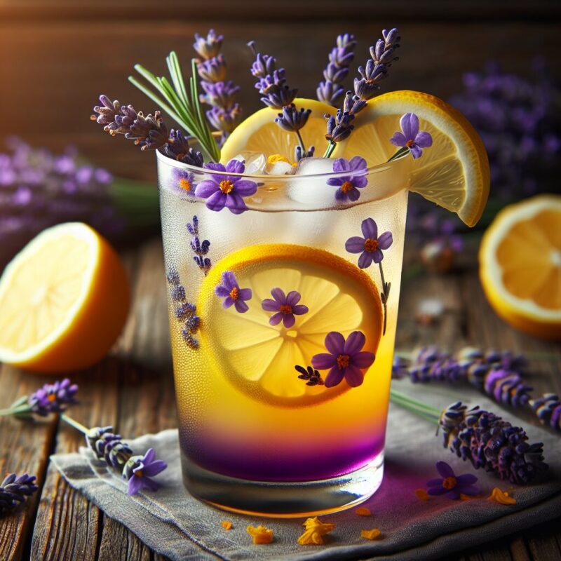 #Chamomile Lavender Citrus Mocktail# (Rezept)