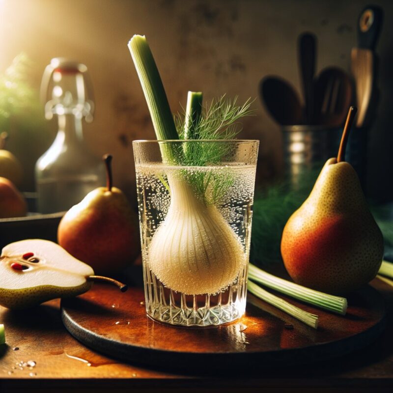 Fennel Pear Cooler Mocktail (Rezept)