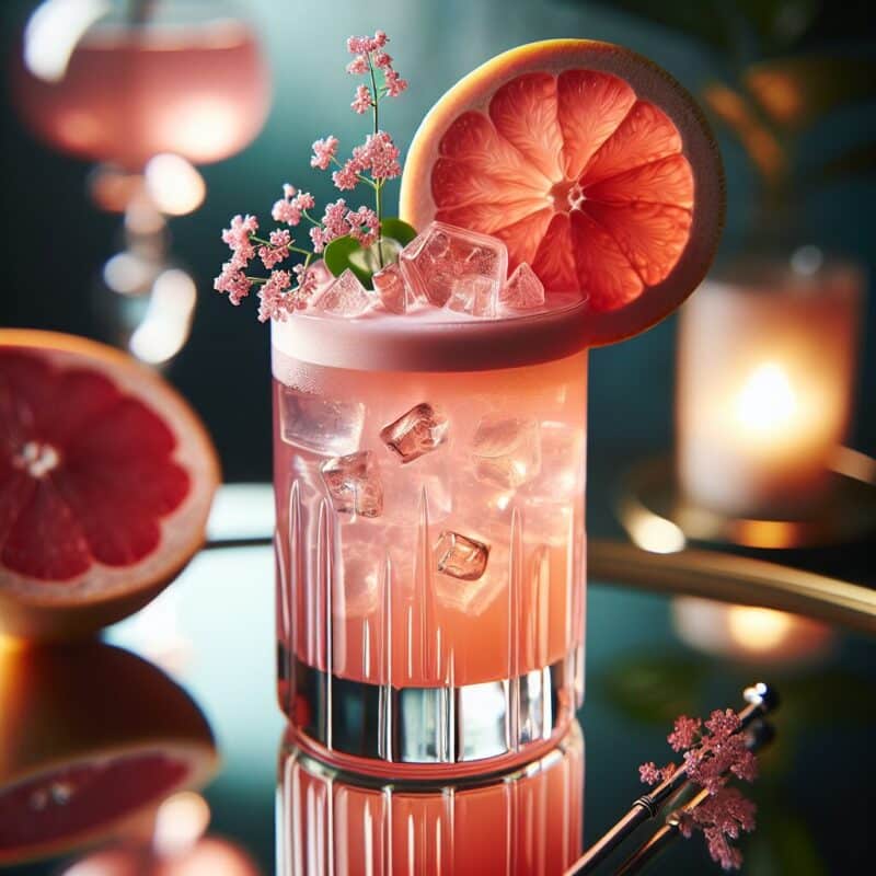 Grapefruit Elderflower Bliss Mocktail (Rezept)