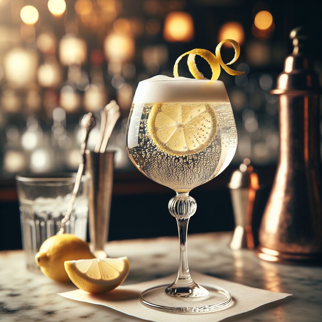#Virgin French 75 Mocktail# (Rezept)