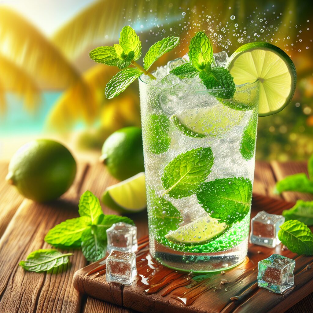 #Virgin Mojito Mocktail# (Rezept)