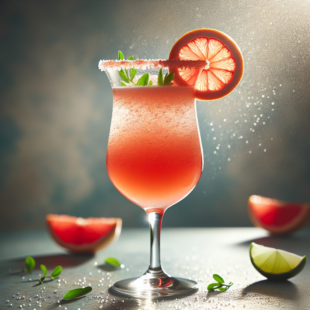 #Virgin Paloma Twist Mocktail# (Rezept)