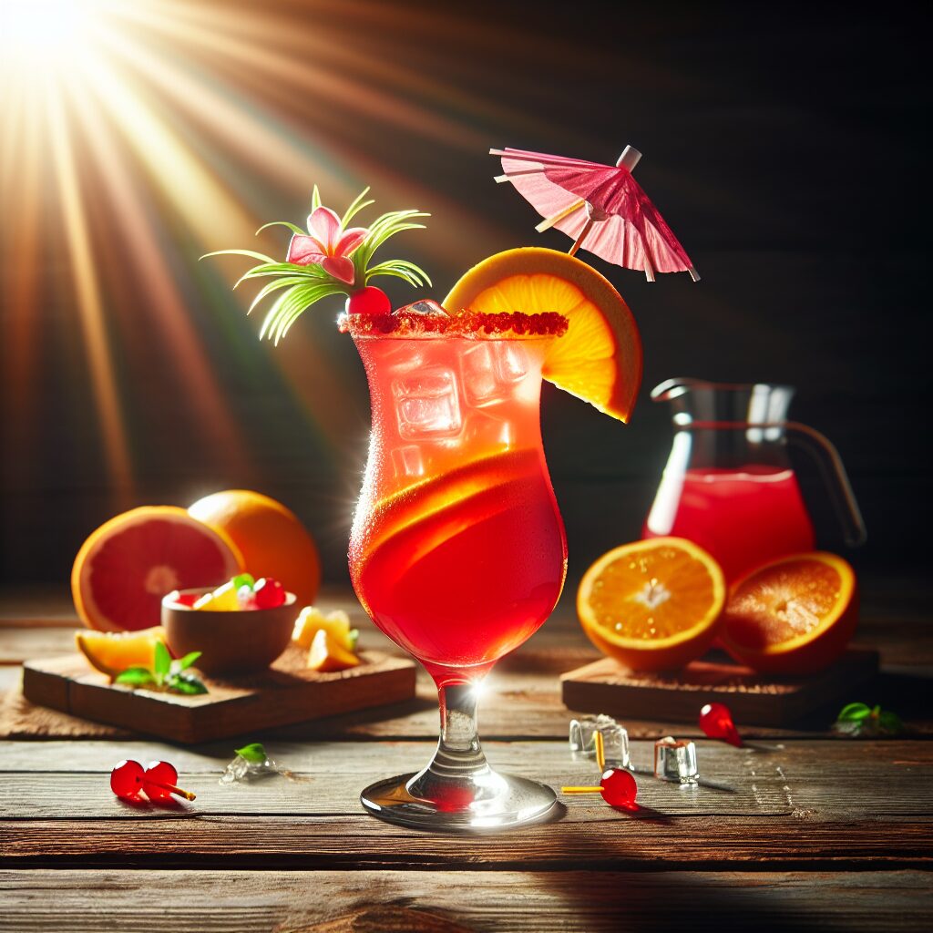 #Virgin Planter's Punch Mocktail# (Rezept)