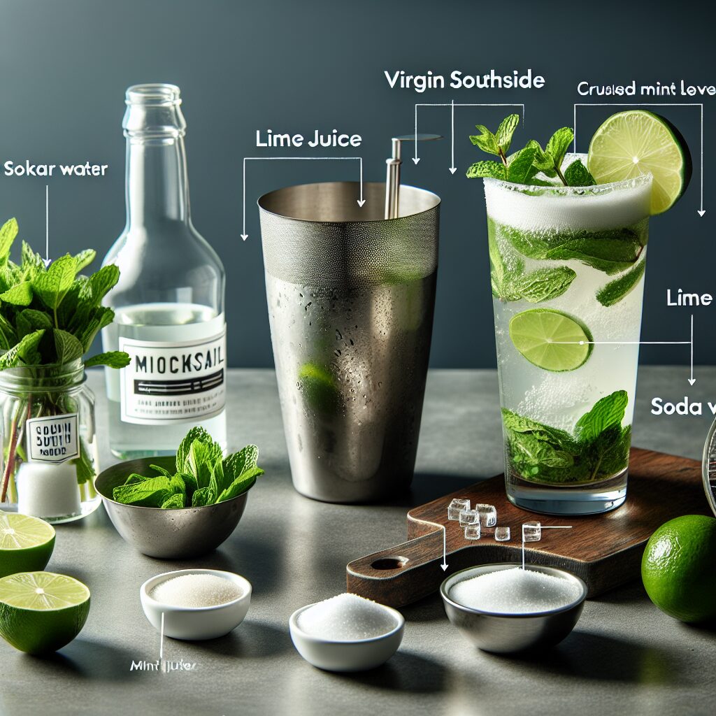 Virgin Southside Mocktail (Rezept)